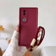 Vivo V50 5G Luxury Silicone Matte Case with Wrist Strap
