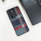 Oppo Reno12 5G Luxury Grid Pattern Glass Back Shockproof Case