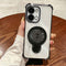 Vivo T5x 5G Luxury Four Corner Invincible Bracket Ring Stand Case