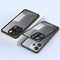 Vivo V70 5G Aluminium Metal Bumper Shield Transparent Back Case
